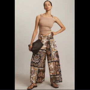 HOST PICK: Brand New Farm Rio x Anthropologie Printed Wide-Leg Pants